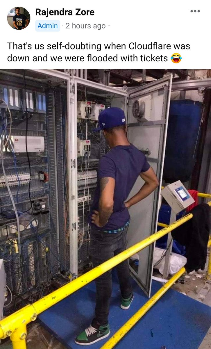 A lot of Websites are facing this currently, issue is from CloudFlare CDN, Few Popular Websites are also Down at the Moments.

It appeared offline or unresponsive for ±34 mins, but everything is back to normal now.

This is Cloudflare's fault, don't blame your hosting provider 😊