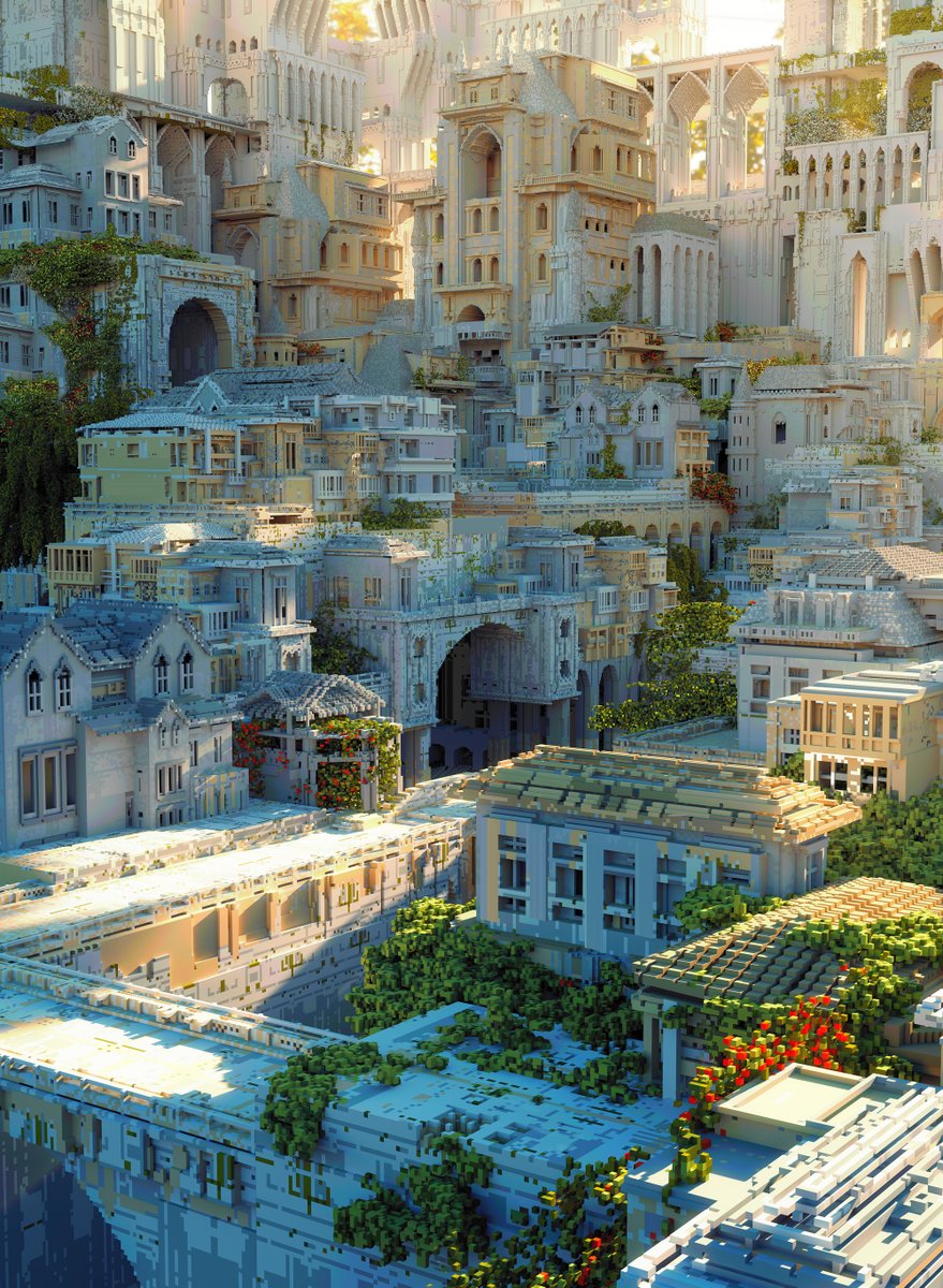 Take a look at these awesome voxel dioramas made by <a href="/MadMaraca/">Mari</a>. In her work, the artist combines architecture, culture, and nature by creating unseen fantasy worlds for her audience to explore and discover. 

More works: 80.lv/articles/incre…

#magicavoxel #voxels #voxelart