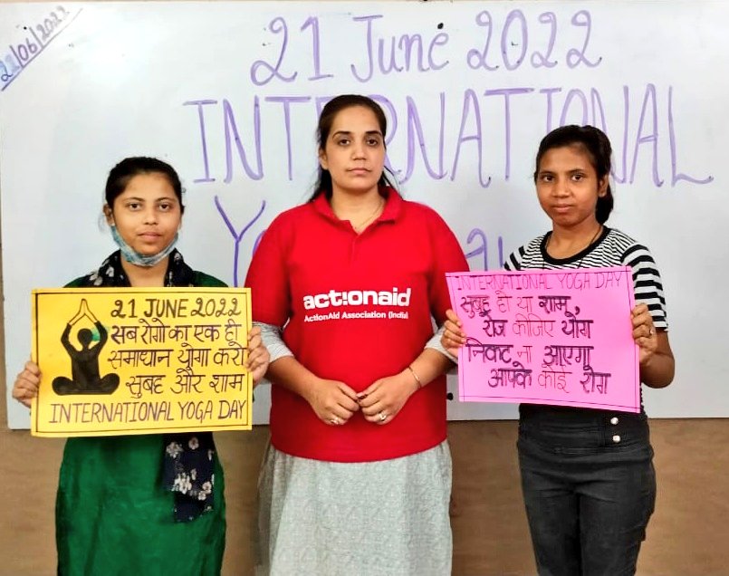 SalehaDanish's tweet photo. #InternationalYogaDay2022 #InternationalDayofYoga #yogaday2022 @ActionAidIndia @Action_Aid @raisindian @rakeshthakurd @sughrabano6 @Rinkijh79390343 @mashkooralig @NaghmaKhaliq https://t.co/ordhq1ohkl