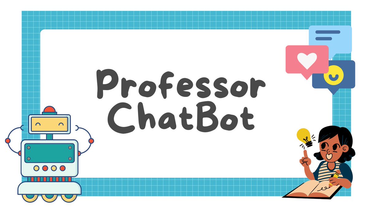 brgdEU's tweet image. A professor chatbot? 🤔 Probably not... but a chatbot that supports the teacher at home, answers questions at any time and facilitates learning, it&apos;s what we plan to do with our #CHATBOT4VET and #STEMBOT projects. 🤩