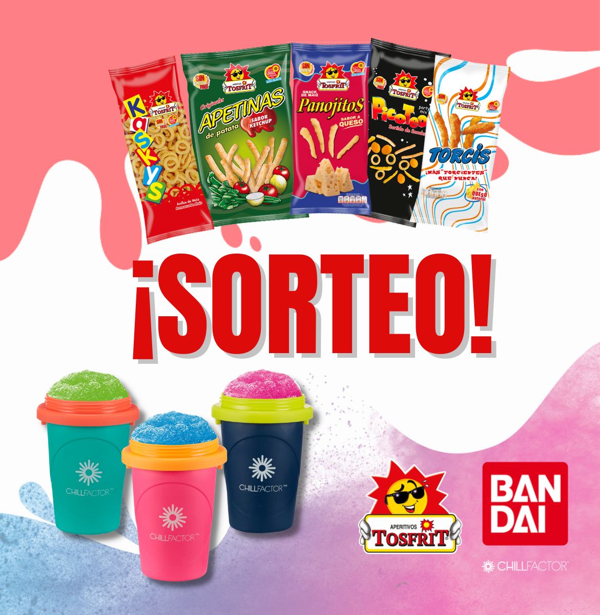 TosfritOficial's tweet photo. Damos la bienvenida al verano con este #sorteazo junto a @Bandai_es ☀️🥳  

❤️ 𝗗𝗮𝗿 𝗹𝗶𝗸𝗲 𝘆 𝘀𝗲𝗿 𝘀𝗲𝗴𝘂𝗶𝗱𝗼𝗿 𝗱𝗲 @TosfritOficial y @Bandai_es
💬 𝐌𝐞𝐧𝐜𝐢𝐨𝐧𝐚𝐫 a 2 amigos.
🔁 𝐑𝐓

Tendremos 1 ganador entre Facebook, Instagram y Twitter 🍀 Mucha suerte!!! https://t.co/Q8h42hgA41