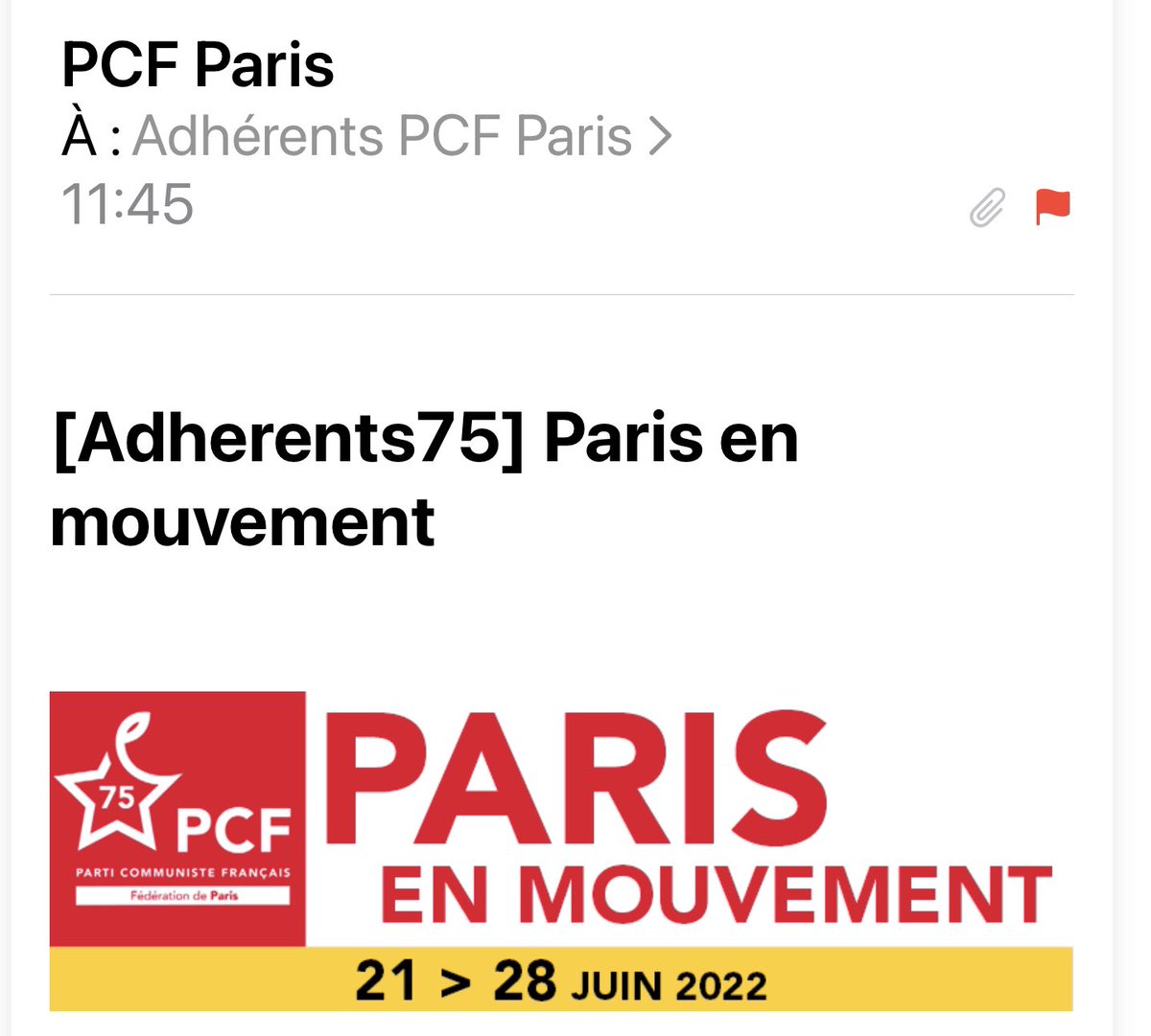 Je suis tout émue ! Ma première communication officielle, moi qui ai souhaité rejoindre le @PCF @PCF_Paris @PCFParis14 dès les présidentielles, ce grand parti qui a résisté à toutes les tempêtes depuis 1920 et permis toutes les victoires de la gauche. Hajime !🥋