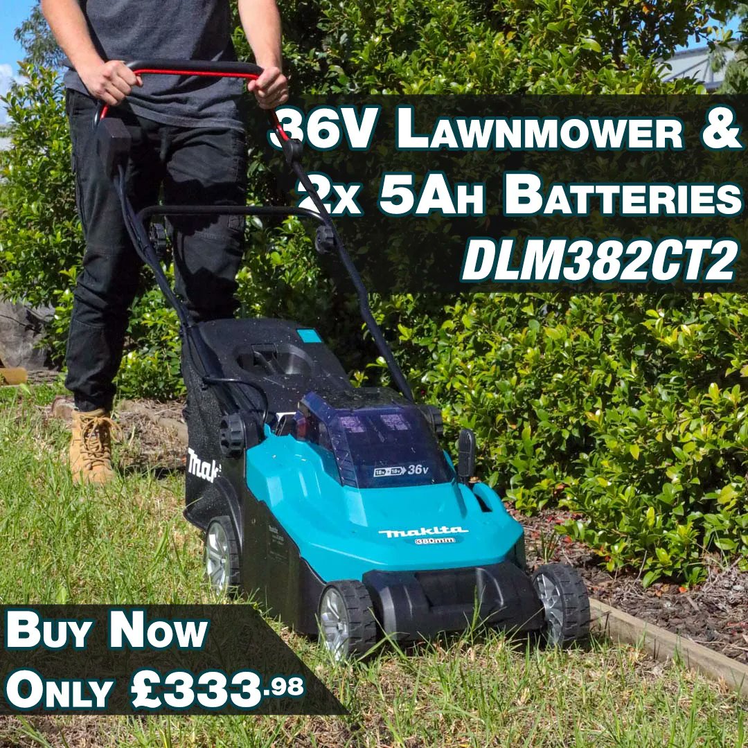 Check Out This Makita Battery Lawnmower
Perfect For Lawns Up To 560 Square Metres
Buy Now - buff.ly/3O5FJWC