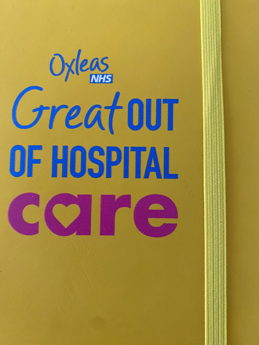 Great morning at #OxleasGOOHC seeing all the #improvements and ongoing work around this priority! Can’t wait to see all the @OxleasQi projects that will come from this!