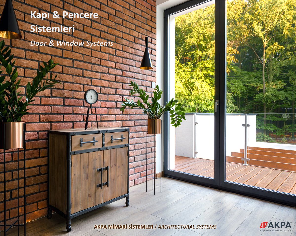 akpaaluminyum's tweet photo. #AkpaAlüminyum #KapıvePencere #MİMARİSİSTEMLER #AkpaAluminium #WindowandDoors #ARCHITECTURALSYSTEMS
https://t.co/vztO5EDCW6
#Projelerinize Özel Çözümler
We Offer Special Solutions to Your #Projects https://t.co/pT9DEmU1NL