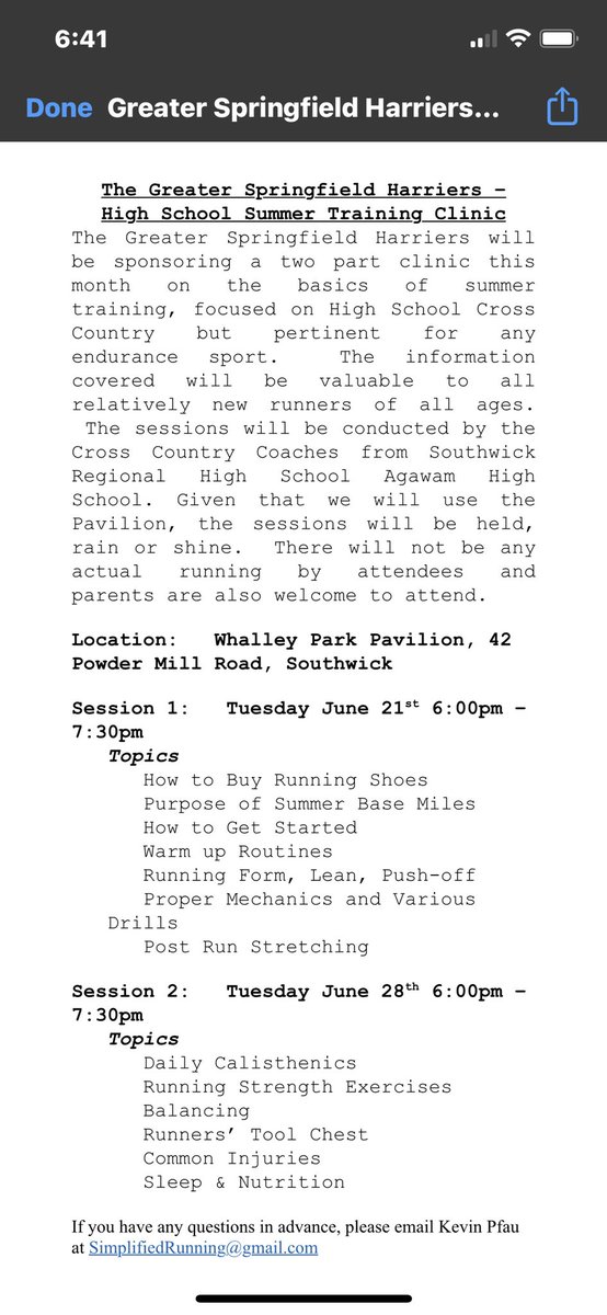 AgawamXC's tweet photo. TODAY &amp; NEXT TUESDAY! Hope you see many of you there! https://t.co/EjjAJHgAqH