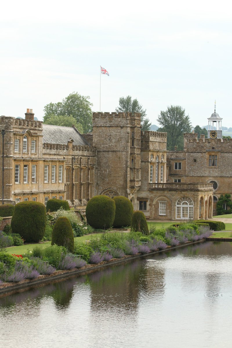 The herbaceous borders are beginning to burst in colours of summer.