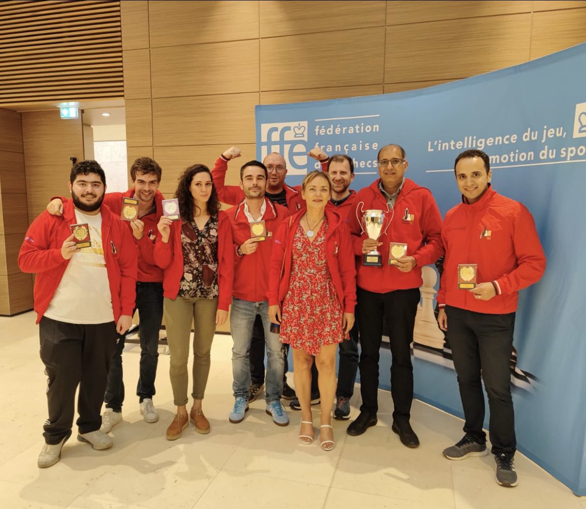 Proud for being one more year the Captain of my great team <a href="/ClichyEchecs92/">Clichy Echecs 92</a> .Bronze medal. Congrats to the deserved (and by now usual) winner <a href="/Bischwiller64/">BischwillerChess</a>