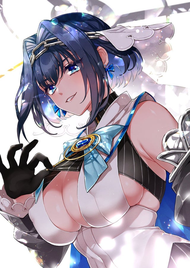 WardenOfTime__'s tweet photo. #TittyTuesday is easy for Kronii, as you might've guessed. https://t.co/5EltYFrlM8