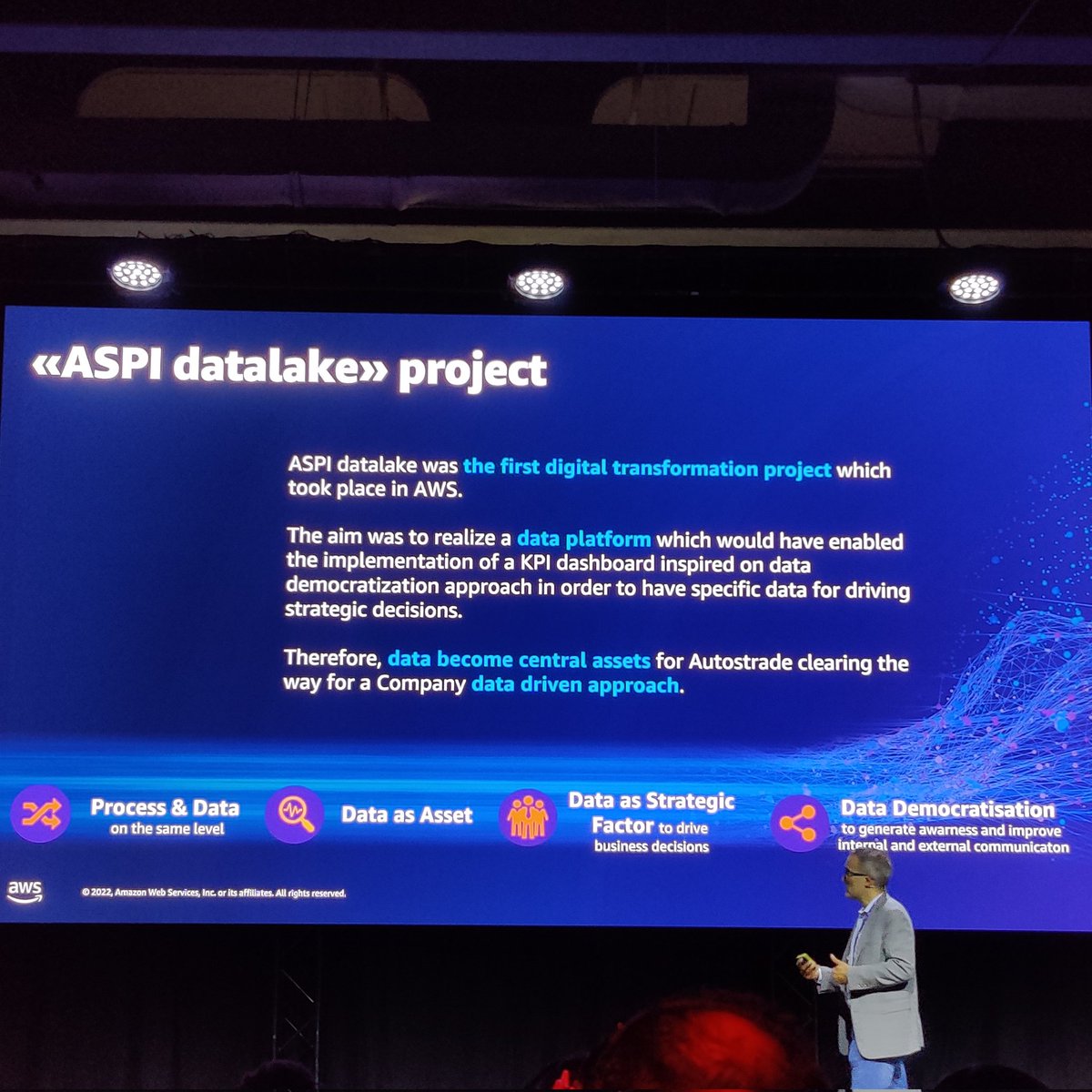 LoreAra4Real's tweet photo. Datawarehousing with Redshift at #awssummit2022 with @AWS. https://t.co/1pTroU3vCg