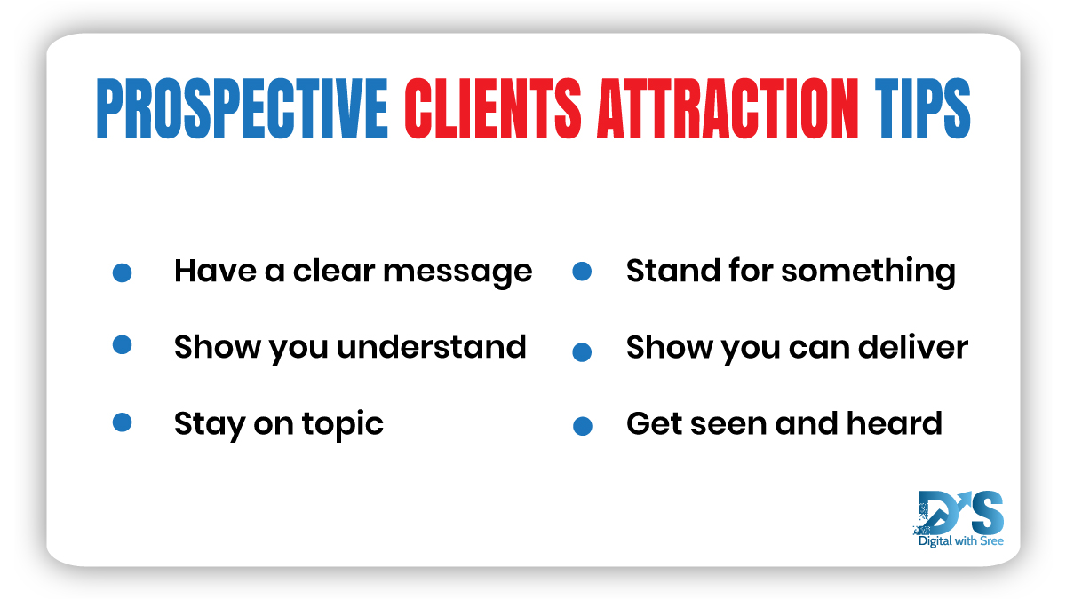 digitalsreeresh's tweet image. These are some of our best tips. To help you attract your dream clients.

Follow for more

Connect Me at: enq.digitalwithsree@gmail.com

WhatsApp on: 7012717995

#clientproposal #clients #proposalmanagement  #clientservices #help