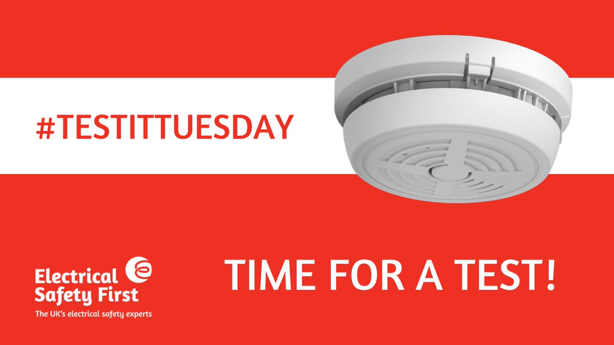 ElecSafetyFirst's tweet photo. 👩‍💻Working from home during the #RailStrikes?

🚨 Why not take a moment to check your smoke alarm is in working order? It could save your life. 

#TestitTuesday https://t.co/qHkpxUQhhQ