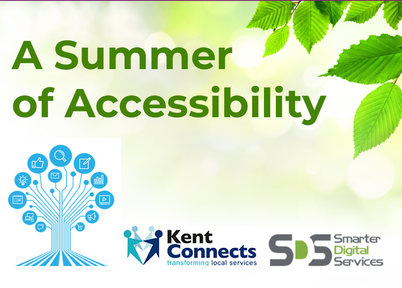 Our Summer of Accessibility continues with four more fantastic free 45-minute webinars. The next webinar is about creating accessible online documents  there's something for everyone. We would like to extend the invite to you and your colleagues. 
Book at: kentconnects.gov.uk/events/
