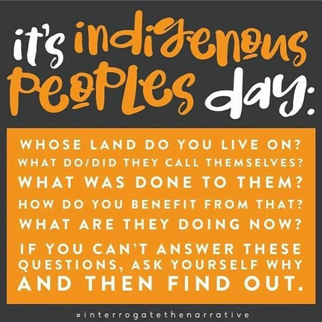 makinbaconbus's tweet image. #IndigenousPeoplesDay #respect #unlearntorelearn