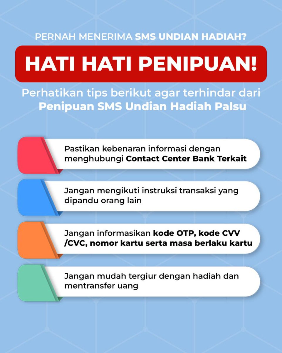 Waspada modus penipuuu!
Kita harus lebih pinter dan waspada lagi nih
WhatsApp resmi BRI hanya 08121214017 dan nomor call center BRI 14017 atau 1500017, bukan yang lain yaaa
#AwasSoceng #NganemIjis