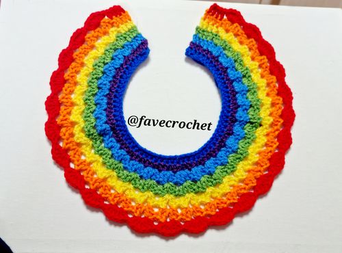 favecrochet's tweet photo. Crochet Rainbow Collar!

https://t.co/M9LX88Avvj

#favecrochetproduct #rainbowcollar #CrochetRainbowCollar #rainbow #newproject #newwork #crochetwork #trending #crochetnew #rainbowcolors https://t.co/FNnxxj8whx