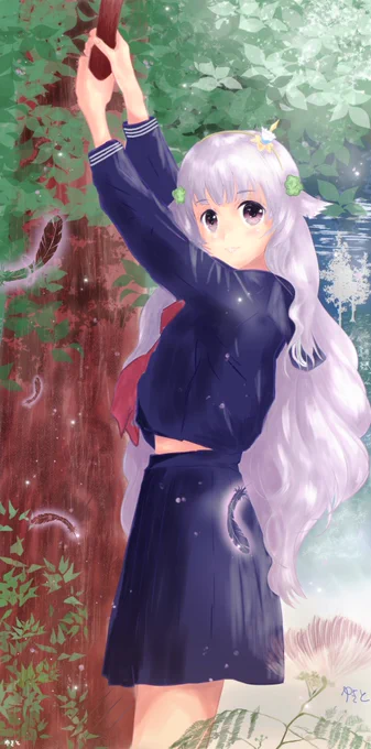 ネムノキ様・修正版#花騎士 #フラワーナイトガール  #ネムノキ 