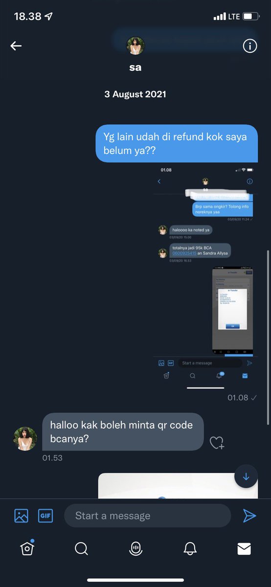 rahmyrdewi's tweet photo. Lah, yakin kak @wartafana ? 
Saya cuma ditanya norek doang loh, tapi ga dapet refundnya sampe sekarang 🤔 https://t.co/mVX6kvKQc2