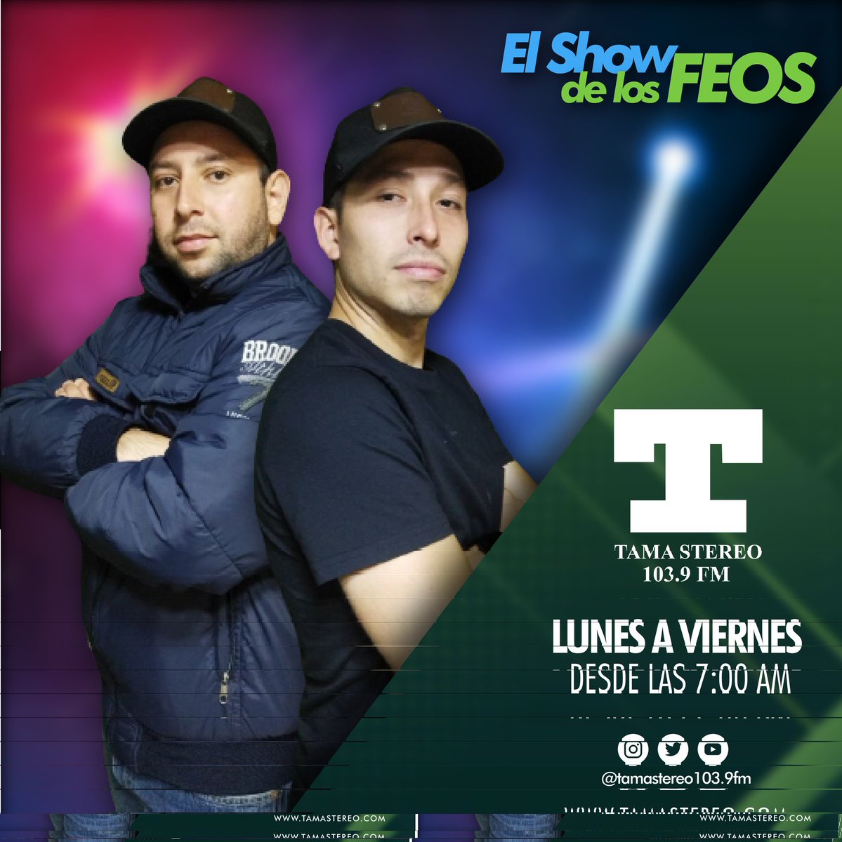 <a href="/ElShowDeLosFeos/">El Show de los Feos</a> de lunes a viernes! Desde las 7:00Am, inicia tu día con la mejor vibra!, Con mucha diversión! Y sobre todo, con música!