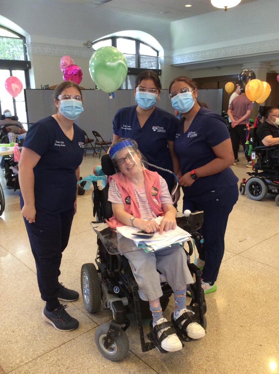 Residents and staff at Inglis House celebrated #DisabilityPride with activities throughout the building, and a parade in the courtyard.