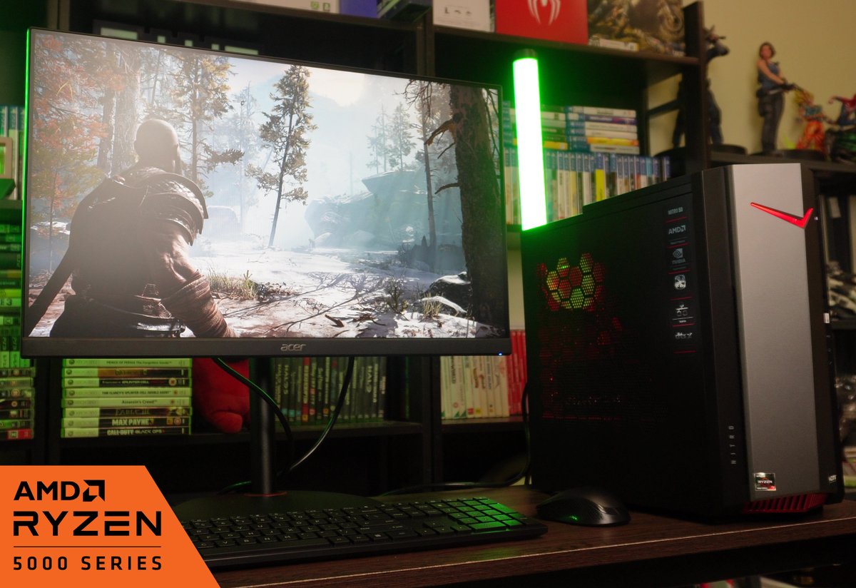 najmi's tweet photo. Terima kasih kepada Acer Malaysia sebab bagi aku peluang untuk cuba PC baru depa Nitro 50 lengkap dengan AMD Ryzen 7!!
Nantikan full video untuk aku review & Benchmark PC ni!
#MyAcer #AMDMalaysia #Nitro50 #AMD #AMDRyzen #Ryzen5000 #NitroSeries https://t.co/Ae1gM8QyPv