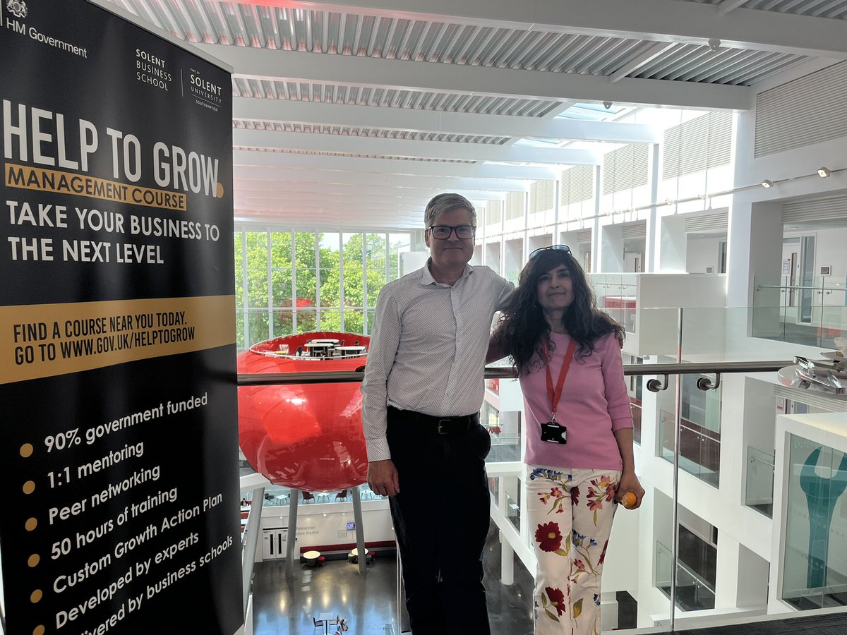 DnasixGlobal's tweet photo. We’re at Solent University today to speak to the cohort on the Help to Grow programme about the #digital skills programme we’re running for @SouthamptonCC 

 #business #strategy #smesupport #dnasix https://t.co/hrsldPyZ0B