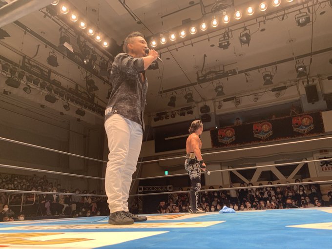 Kushida Returns To Njpw Confronts Iwgp Junior Champion Taiji Ishimori