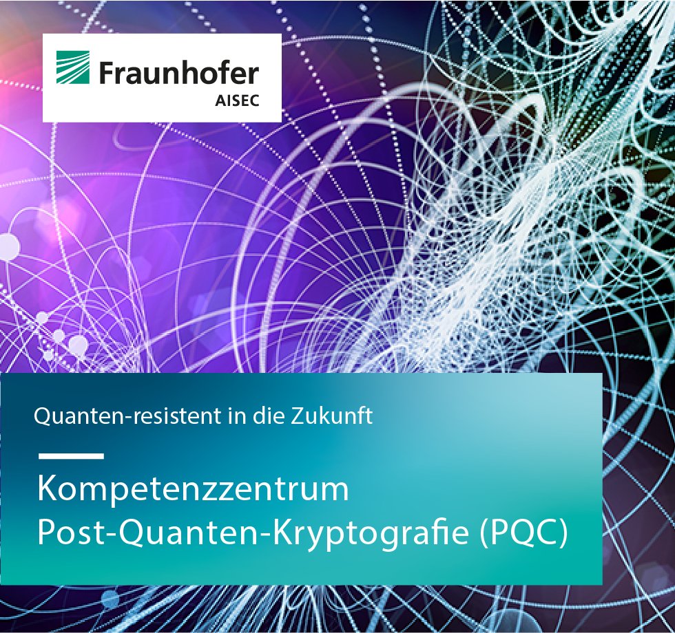 FraunhoferAISEC's tweet photo. ⚠️ #Quantencomputer werden etablierte kryptografische Verfahren brechen. Im Kompetenzzentrum Post-Quanten-#Kryptografie unterstützen wir beim Umstieg auf sichere kryptografische Verfahren. Bringen Sie mit uns #PQC in die Anwendung! #WeKnowCybersecurity
➡️ https://t.co/pNlWzKvJsm https://t.co/whCdExxnfe