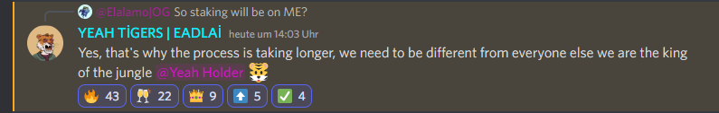 Staking on ME confirmed  🐯 🔥🔥🔥

#MagicEdenLaunchpad #YeahTigers