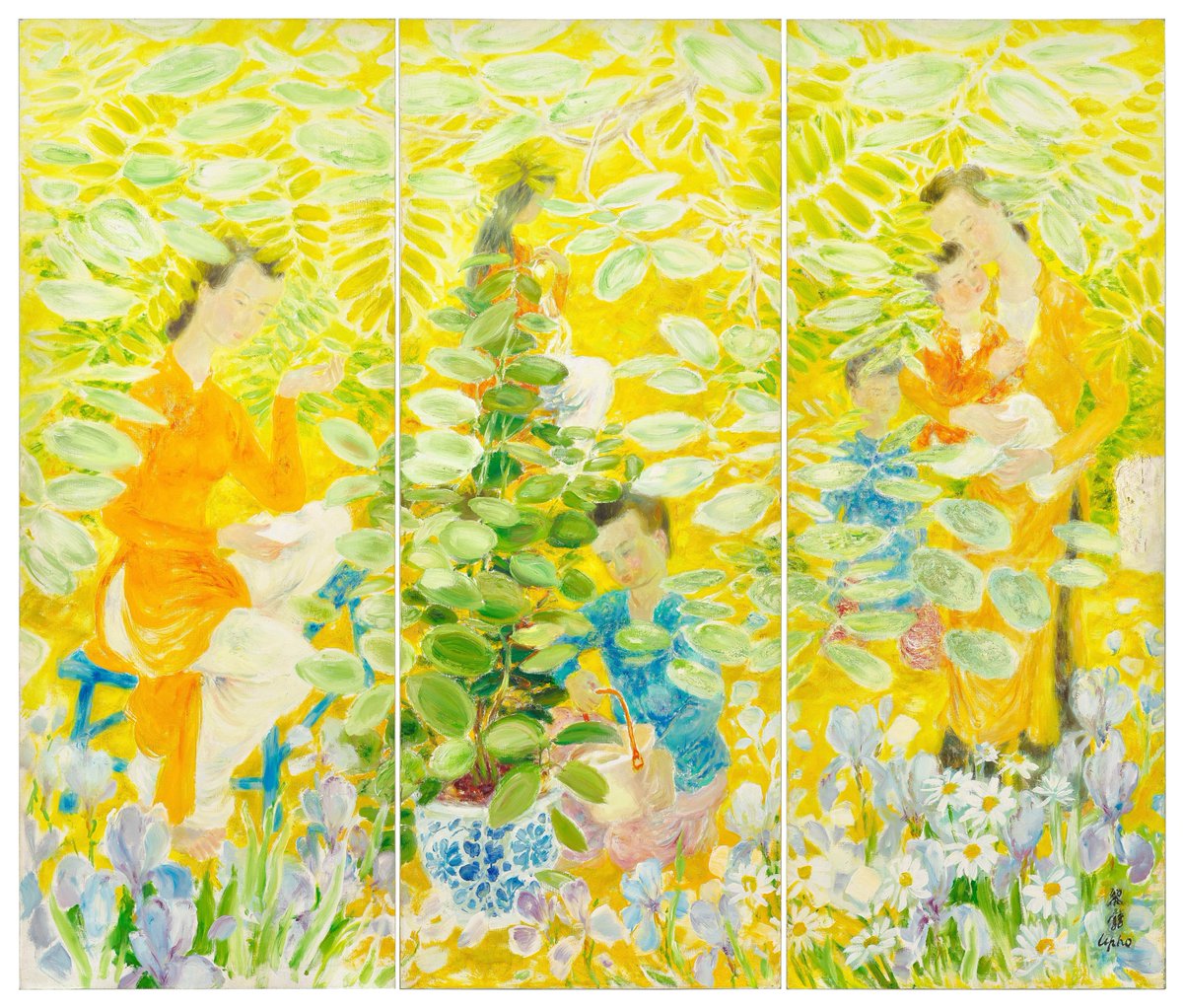 Sothebys's tweet photo. The new artist record for Le Pho set by Sotheby's Hong Kong in April underscores the ascent of Vietnamese art on the global stage. We caught up with our experts who shared their views on why collectors are turning their attention to Vietnamese modern art. https://t.co/IK6WB765e1 https://t.co/zjYtGlJii3