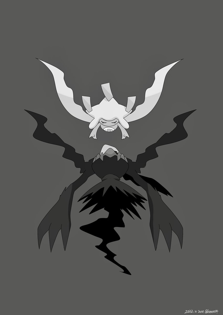 monochrome greyscale pokemon (creature) no humans grey background simple background full body  illustration images