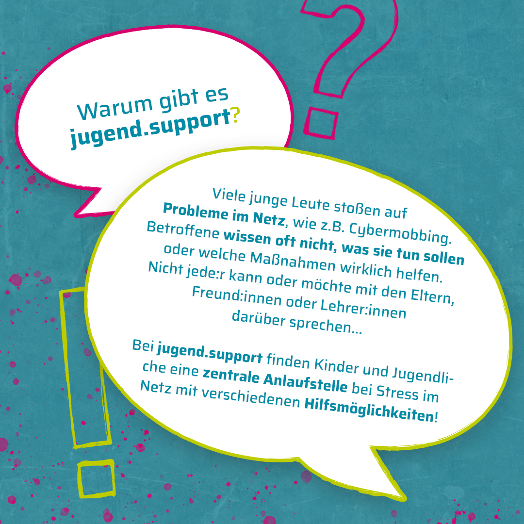jugend_support's tweet photo. Wenn Kinder &amp; Jugendliche im Netz auf Probleme stoßen, wie z.B. #Cybermobbing, #Cybergrooming oder #Datenklau, ist schnelle &amp; einfache Hilfe gefragt!
👉https://t.co/HWAcQ2Un1W bietet eine erste Anlaufstelle bei #StressimNetz mit Selbsthilfe-Tipps und Kontakt zu Beratungsstellen. https://t.co/siO2P3ChVy