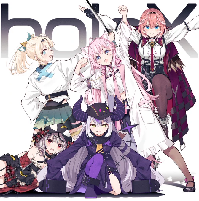 holoX!
#laplus_artdesu #Luillust #こよりすけっち #さかまた飼育日記 #いろはにも絵を 