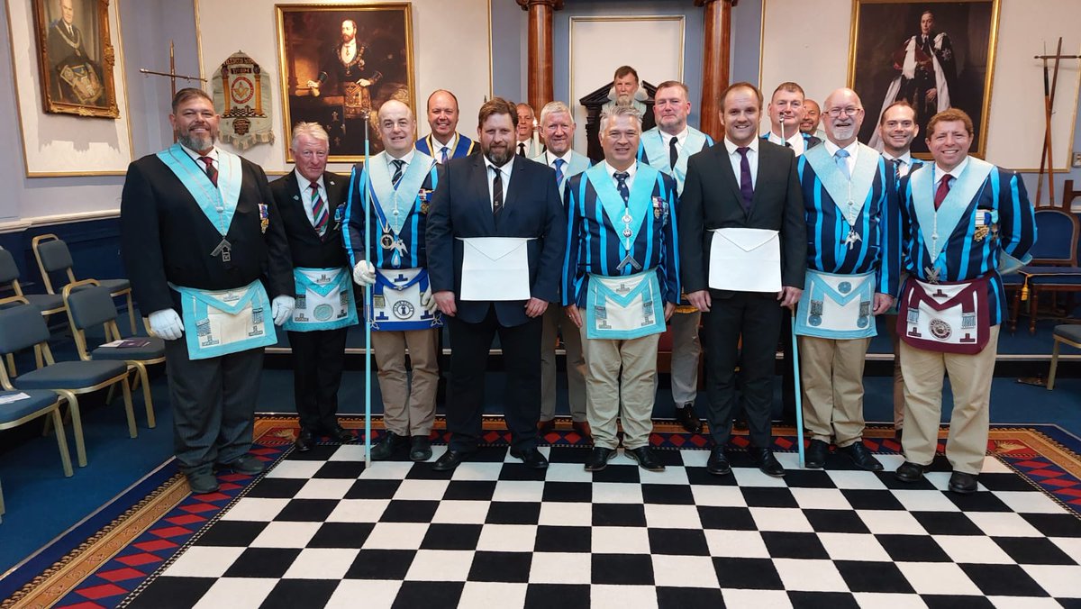 To confirm we did actually have a meeting on Saturday at Twickenham and initiated two new brethren. An enjoyable and well performed ceremony. If you would like to join, please contact us. @OxfordshirePGL