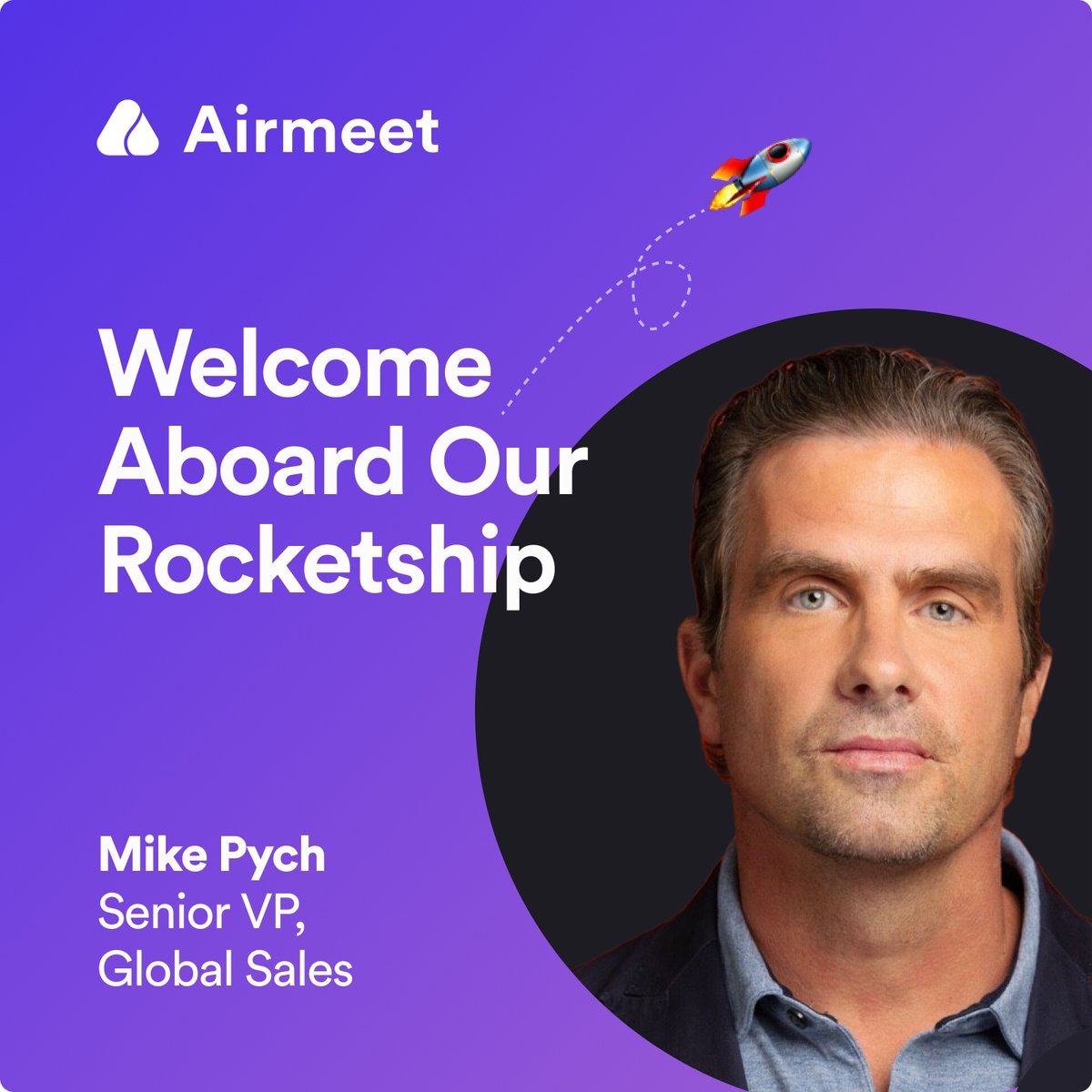 Growth is never by mere chance; it is the result of forces coming together! 🫶
We are extremely delighted and happy to share that <a href="/MikePych1/">Mike Pych</a> is joining our team as Senior VP of Global Sales. 🥳
Welcome, Mike! We're looking forward to the journey ahead. ❤️🚀