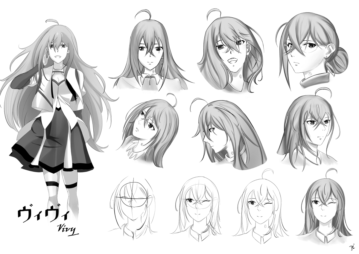 jassbernil's tweet photo. ヴィヴィ Vivy Character Sheet #ヴィヴィ #vivyfluoriteeyessong https://t.co/XvmmRgoZr0 https://t.co/Ts9unu9hSJ