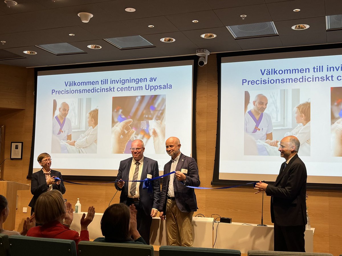 Inauguration of Precision Medicine Center Uppsala 🎀  The team from SciLifeLab is here 👌#precisionmedicine #uppsala #uppsalauniversity #akademiskasjukhuset #regionuppsala  #scilifelab