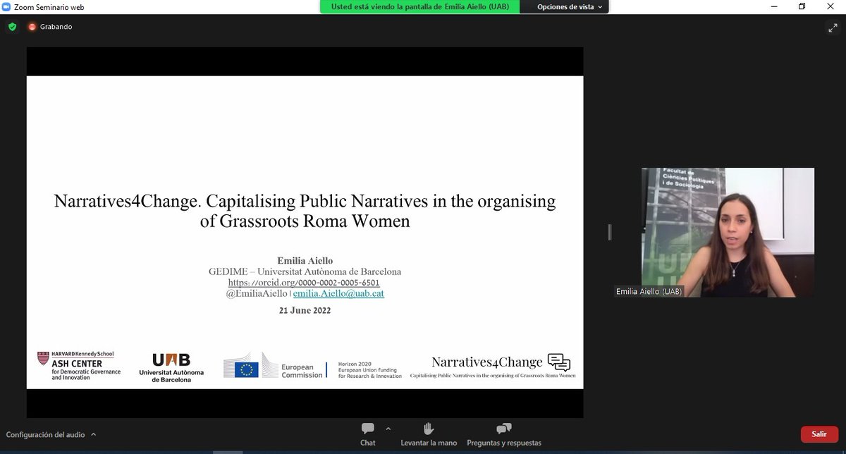 ALLINTERACT (@allinteract) on Twitter photo .<a href="/EmiliaAiello/">Emilia Aiello</a>, <a href="/MSCActions/">Marie Skłodowska-Curie Actions</a> fellow at Harvard, presents the project #Narratives4Change: Romani women leading the change <a href="/HorizonEU/">Horizon Europe 🇪🇺</a>. Public Narratives are an effective #leadership organizational practice for the Roma
👉More #genderevidence on Sappho: bit.ly/3Ow5JtV .<a href="/EmiliaAiello/">Emilia Aiello</a>, <a href="/MSCActions/">Marie Skłodowska-Curie Actions</a> fellow at Harvard, presents the project #Narratives4Change: Romani women leading the change <a href="/HorizonEU/">Horizon Europe 🇪🇺</a>. Public Narratives are an effective #leadership organizational practice for the Roma
👉More #genderevidence on Sappho: bit.ly/3Ow5JtV