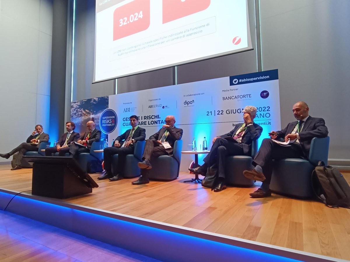 BancaforteABI's tweet photo. #abisupervision parliamo dell’attuazione delle linee guida #EBALOM: un’occasione per rivedere i #processicreditizi ? con #DeLaurentis @Unibocconi #Arnaboldi @UniCredit_IT #Bocchi @PrometeiaGroup #Campani @cedacri #Cinquegrana #BancoDesio #Roitz @SASitaly #Schettini @BancoBPMSpa https://t.co/553bc6bEEj