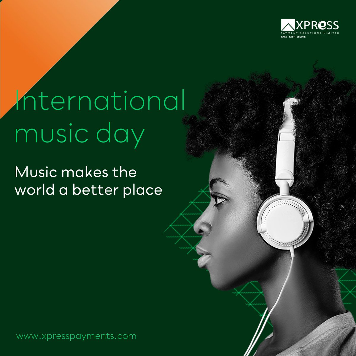 Xpresspayments's tweet photo. It’s International Music Day today!
Let’s bring it home to Nigeria. What’s your favourite Nigerian music? Tell us in the comment and tag the artiste.
#xpresspayment #epayments #paymentsolutons #paymentchannels #money #music #internationalmusicday #nigerianmusicnews #nigeria https://t.co/9ZPnjgidlm