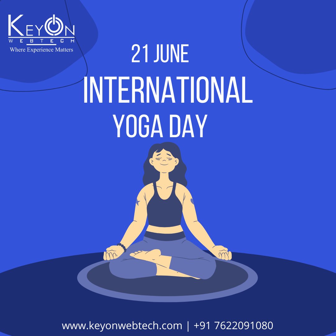 KeyonWebtech's tweet photo. Yoga is like music. The rhythm of the body, the melody of the mind, and the harmony of the soul create the symphony of life. Happy International Yoga Day!
#internationalyogaday #yogainspiration #yoga #vadodaraitcompany https://t.co/DIZrCyTnx1