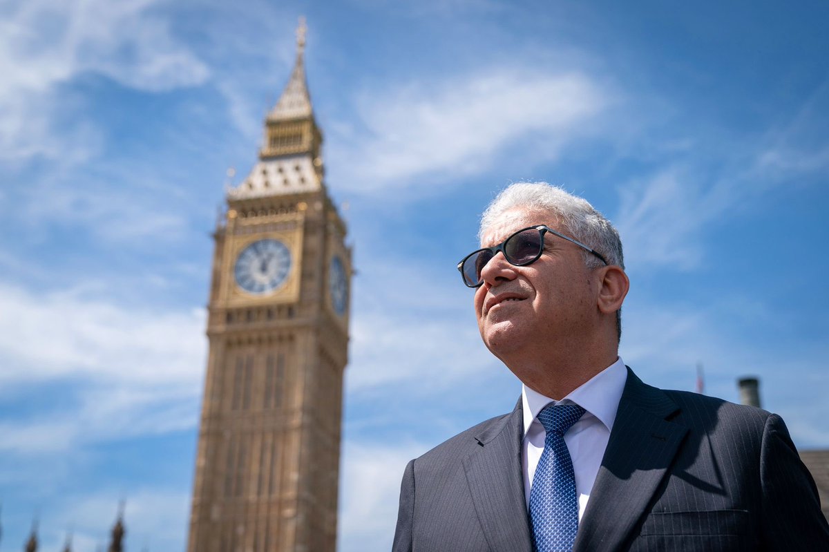 fathi_bashagha's tweet photo. Just arrived at @HouseofCommons for a full day of meetings. I look forward to discussing my #RoadmapToRecovery with UK Parliamentarians. #BashagaRoadmap #LibyanSolution https://t.co/JVxoNO1hxq