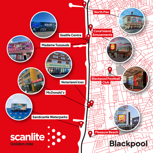scanliteltd's tweet photo. Spot our work! ✨
We are incredibly proud of our work in our local town; most famous and celebrated theme park resorts, such as Blackpool Pleasure Beach and The Sandcastle. This is a great way to communicate easily with guests across wide areas. https://t.co/S0o60hkMsY