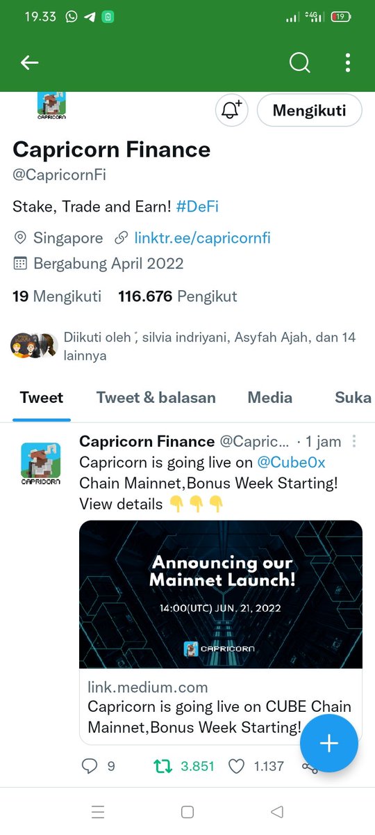 Ainur902's tweet photo. @missufe @CapricornFi Done .. semoga ke pick https://t.co/43WPe0gy9F