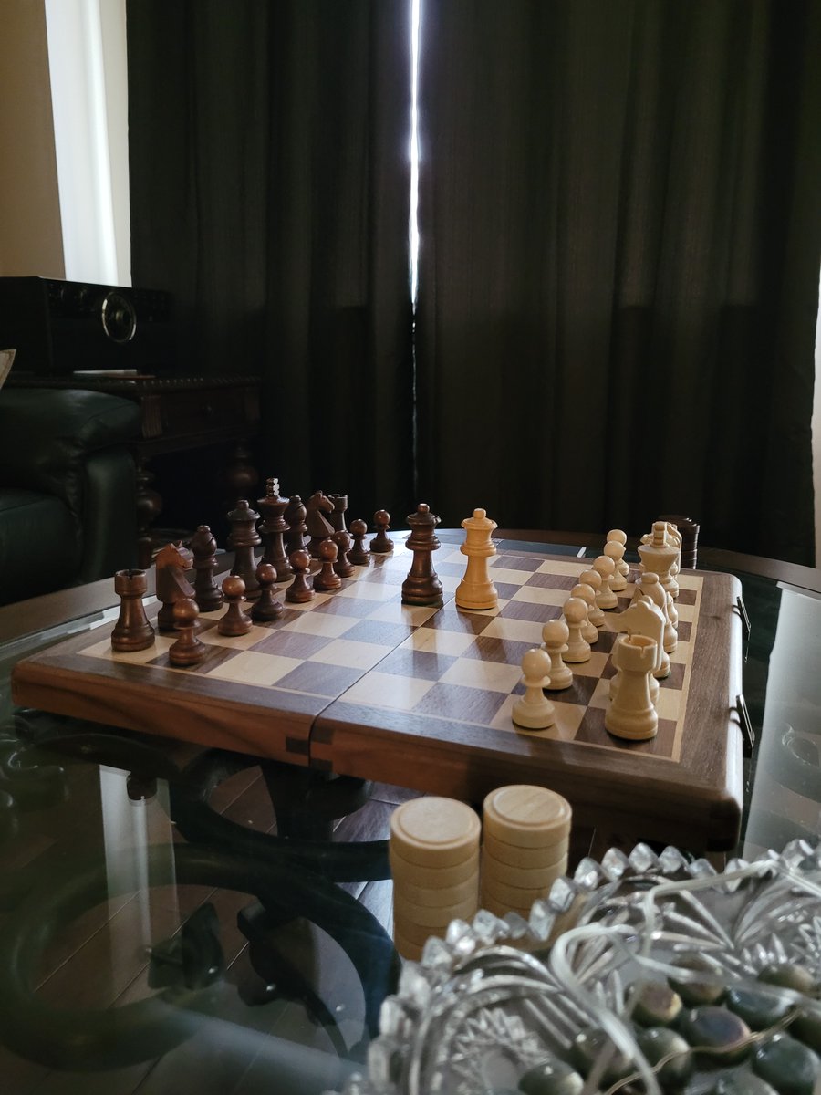 xSgt_Pepperx's tweet photo. HeyGuys 

Sorry for the radio silence yesterday! 

@TheAzureOcean put a bunch together to celebrate my 29th Birthday!!! 

Great day full of food and presents; here's the chess set &amp; vinyl she got for me <3 

Will be on for the usual today see u there! https://t.co/gaOt60TiTy