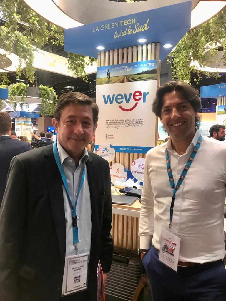 weverapp's tweet photo. 🚀 @VivaTech c'est fini ! Merci à @MaRegionSud d'avoir permis à @weverapp d'exposer sa plateforme de mobilité participative et son #IA comportementale. 

Merci également à nos clients, nos partenaires et à tous ceux qui sont venus nous rencontrer.🙏

RDV l'année prochaine.👋 https://t.co/qkE8SsmFOv