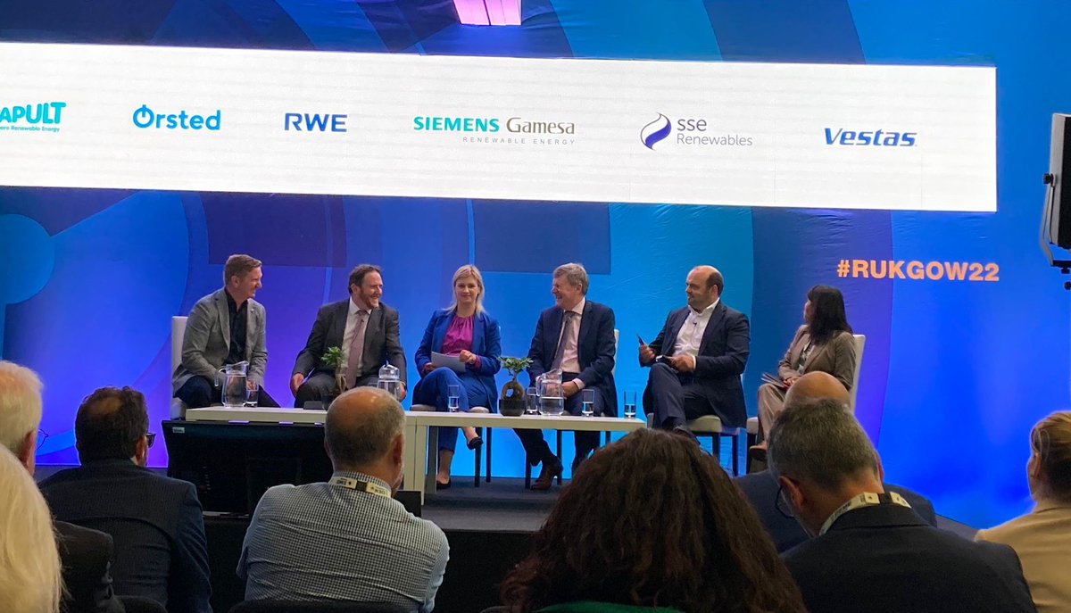 RWE_UK's tweet photo. RWE's Danielle Jarksi, CDO Offshore Wind,  speaking on the subject of diversity at #RUKGOW22 

"Offshore wind is not male or female it goes beyond gender. With growth comes real opportunities, inclusion is key, inspiring people for the right path and pushing boundaries." https://t.co/5tqxblcskq