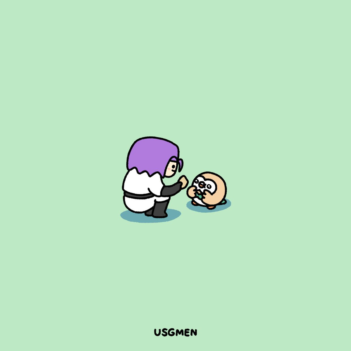 pokemon (creature) 1boy team rocket team rocket uniform purple hair green background squatting  illustration images