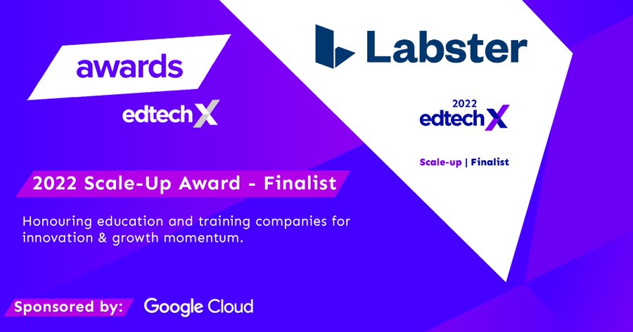 Labster_de's tweet photo. Labster ist Finalist für den #EdTechX Scale-up Award. Besuchen Sie uns am 23. Juni in London für die @EdTechEurope
Summit 2022: https://t.co/kwMUVdksCa #edtech #STEMlearning #STEM #labster #virtuallabs #education #simulations #futureofwork #metaverse #eduverse https://t.co/ceyUB7SHSK