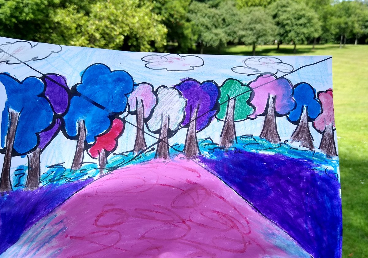 Some fantastic impressionistic views of Buile Hill Park #Salford from pupils <a href="/OasisMediaCity/">Oasis Academy MediaCityUK</a> supported by <a href="/BuileHillMA/">Buile Hill Mansion Association</a> this morning. Looking forward to developing these further.